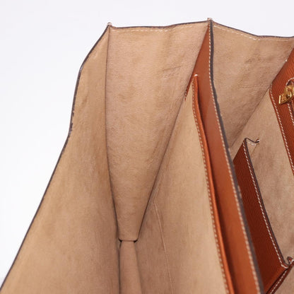 Loewe Anagram Business Leather, Brown, Leather, Briefcase