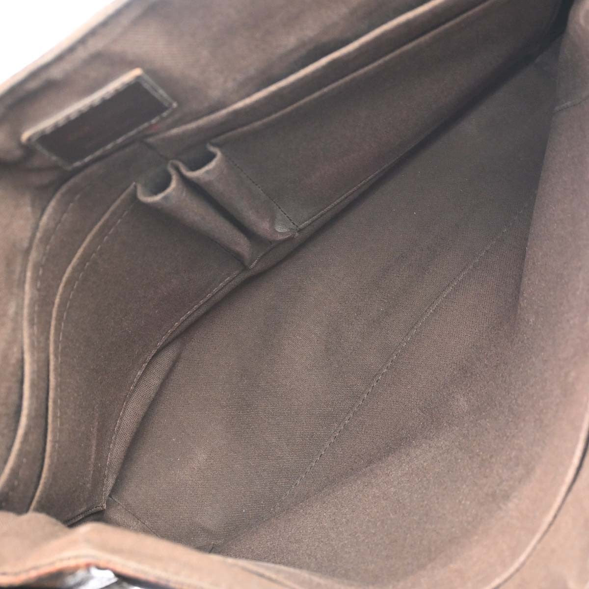 Louis Vuitton District Messenger Damier Ebene, Brown, Canvas, Shoulder Bag