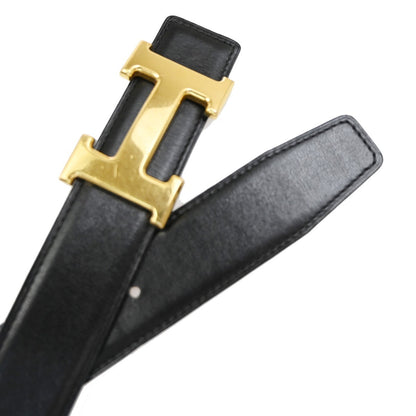 Hermes Constance Reversible Belt Leather, Black, Leather, Belt