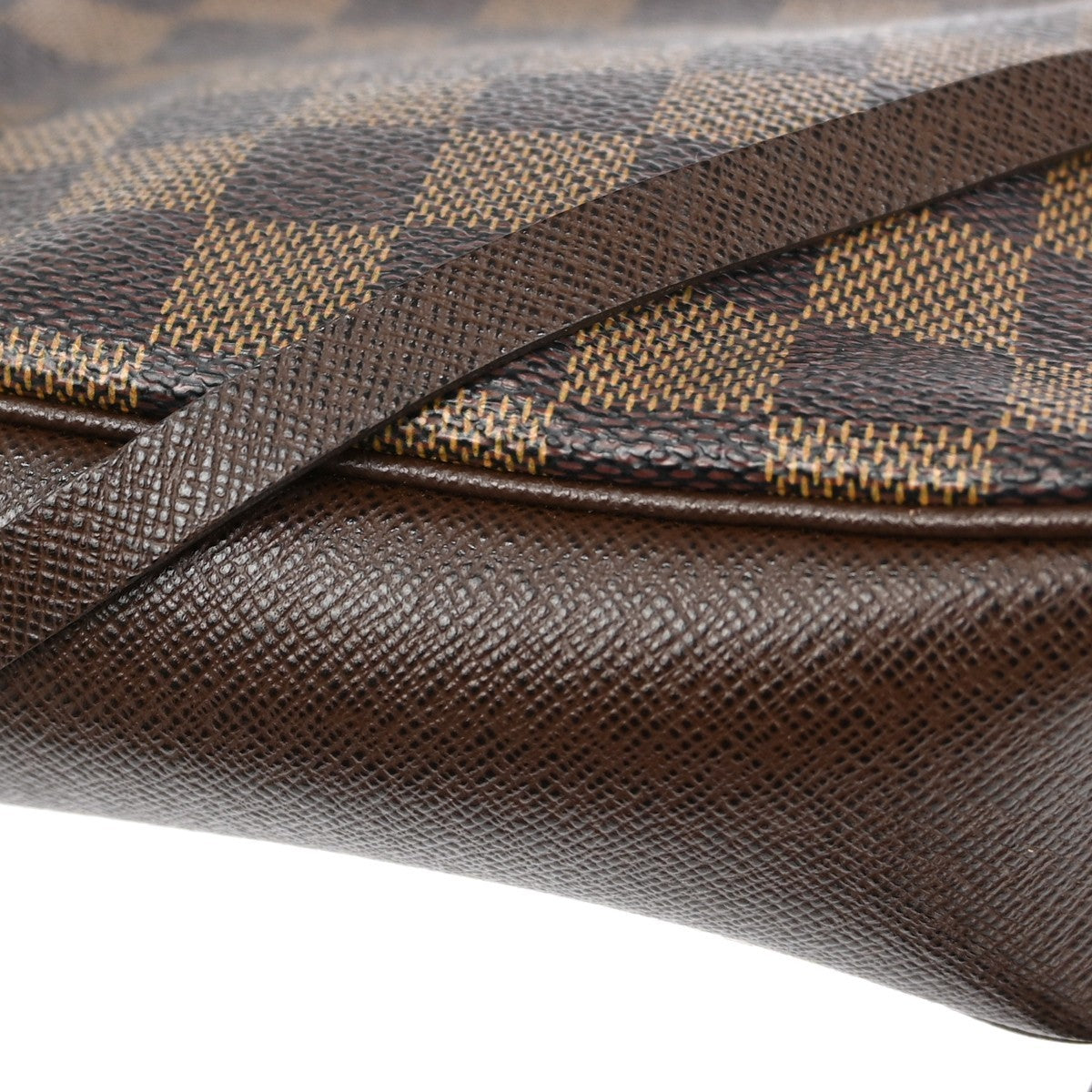 Louis Vuitton Trousse Make Up Damier Canvas, Brown, Canvas, Clutch