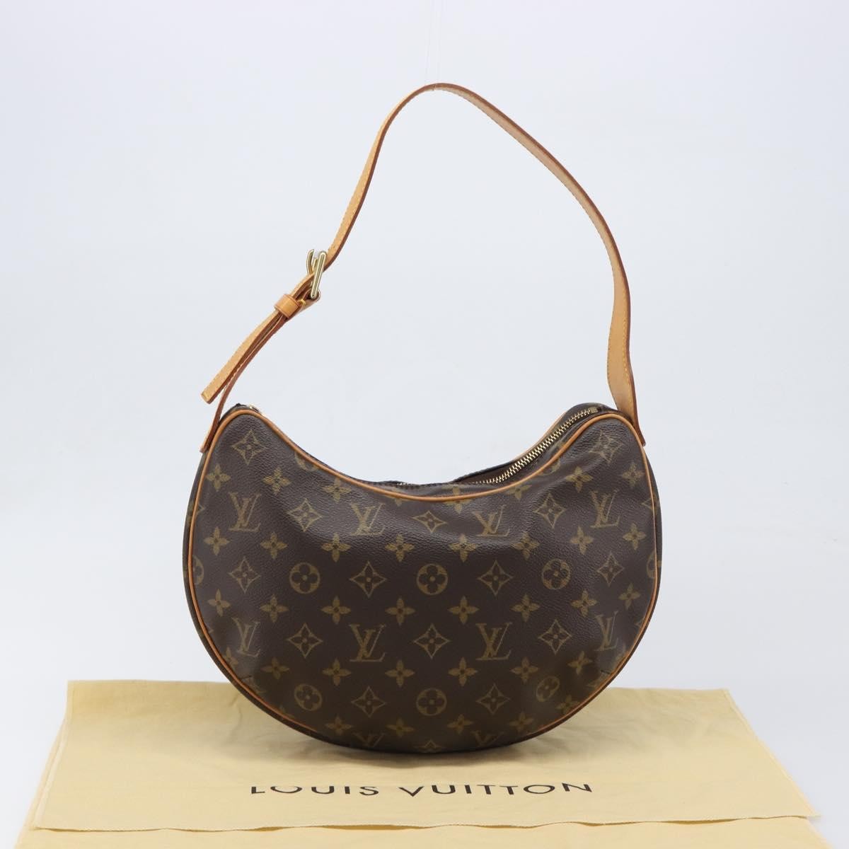 Louis Vuitton Croissant Monogram, Brown, Canvas, Shoulder Bag
