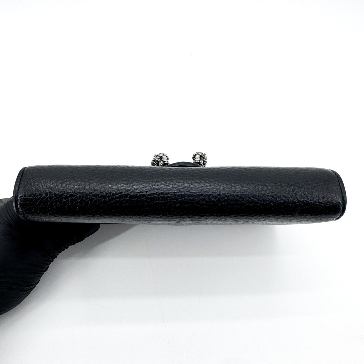 Gucci Dionysus Chain Leather, Black, Leather, Crossbody Bag