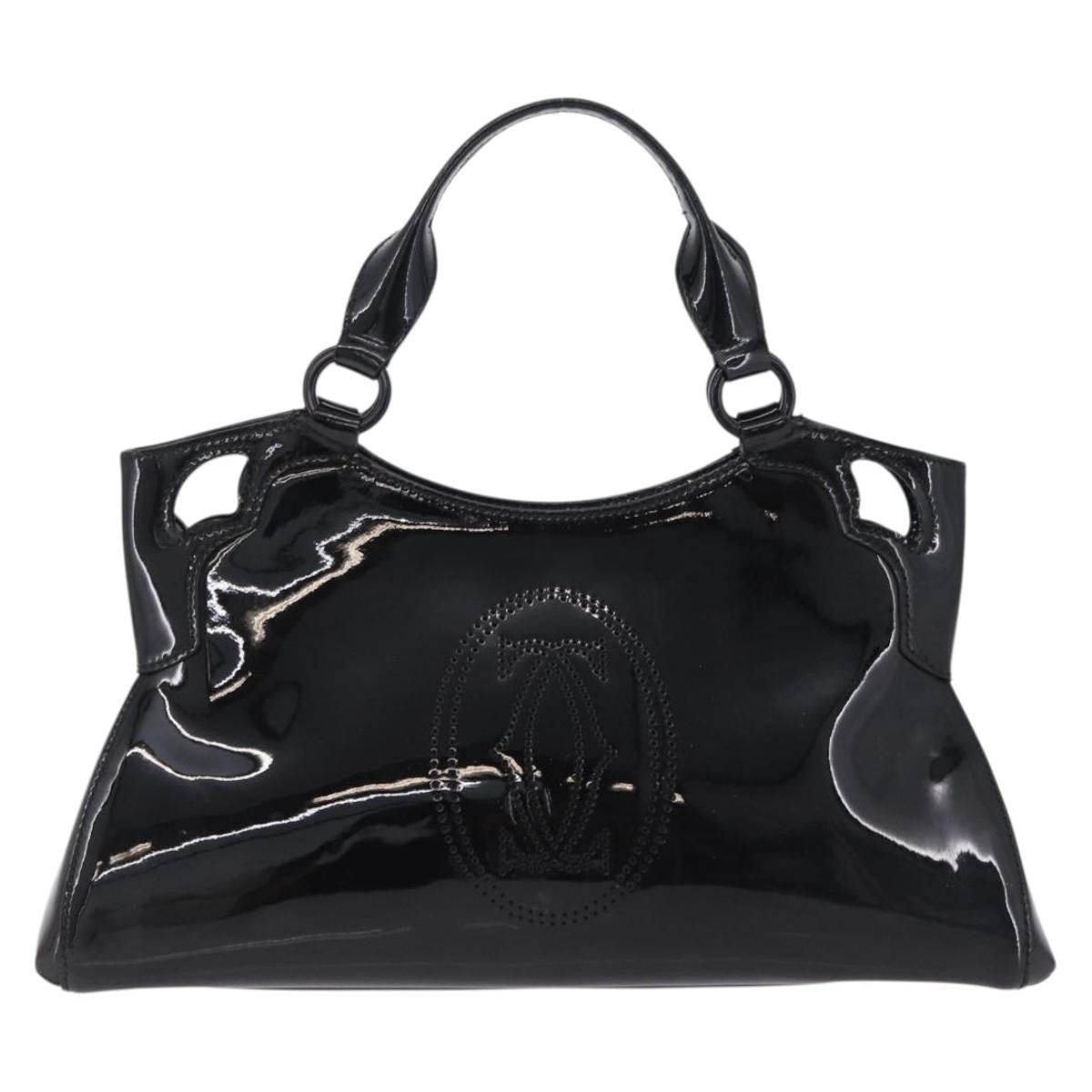 Cartier Marcello Patent leather, Black, Patent Leather, Handbag