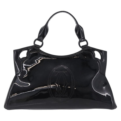 Cartier Marcello Patent leather, Black, Patent Leather, Handbag