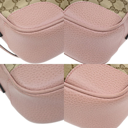 Gucci Bree Disco GG Canvas with Leather, Beige, Canvas, Crossbody Bag