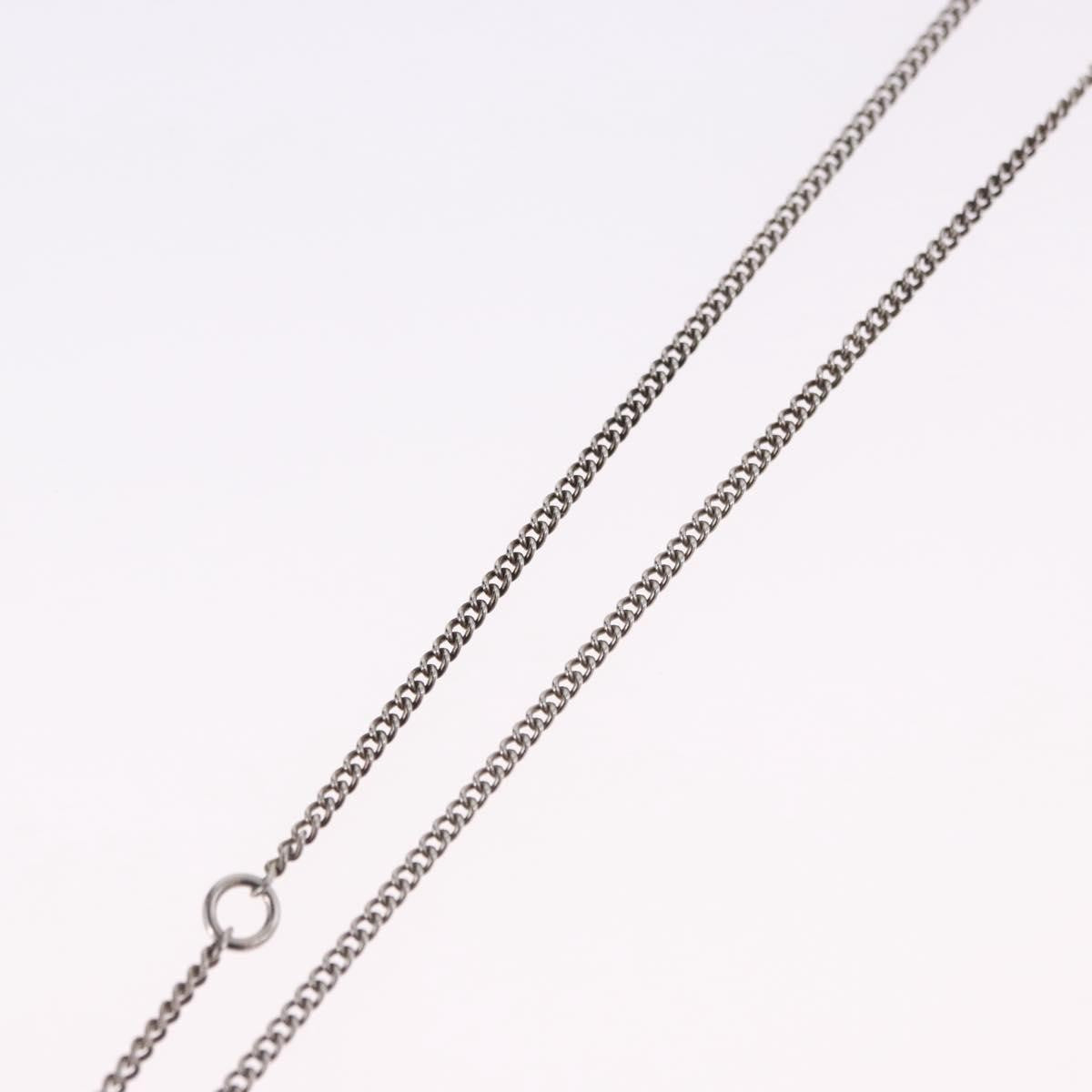 Chanel CC Pearl Drop Pendant Metal with Faux Pearl, Silver, Metal, Necklace