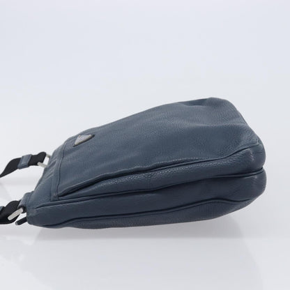 Prada Messenger Saffiano Leather, Navy, Leather, Handbag