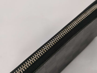 Louis Vuitton Zippy Organizer Damier Graphite, Black, Leather, Wallet