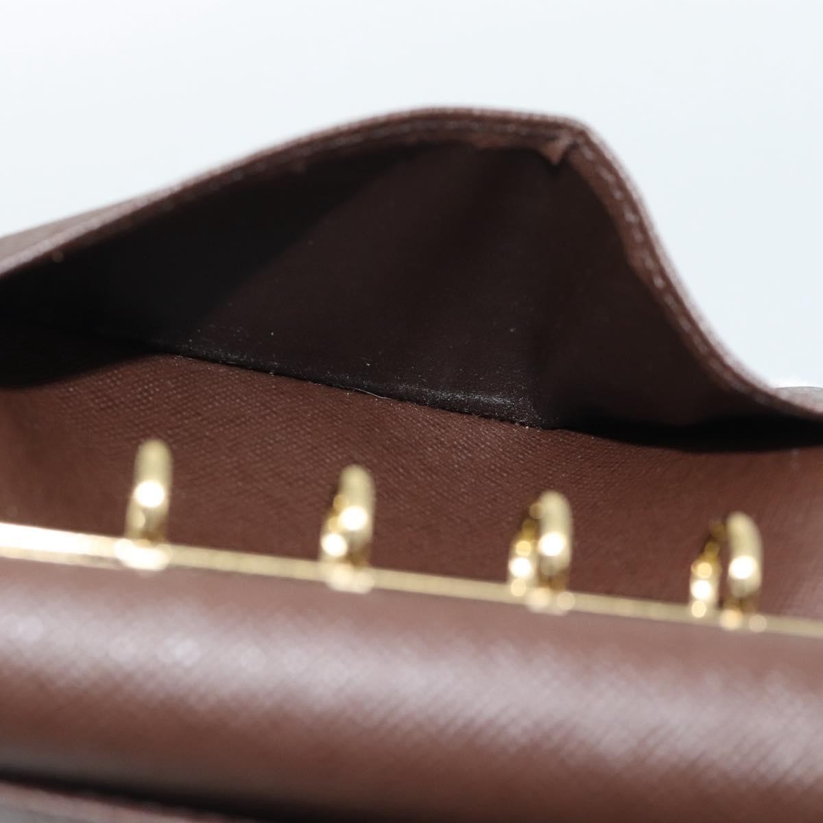Louis Vuitton Ring Agenda Cover Damier, Brown, Canvas, Briefcase