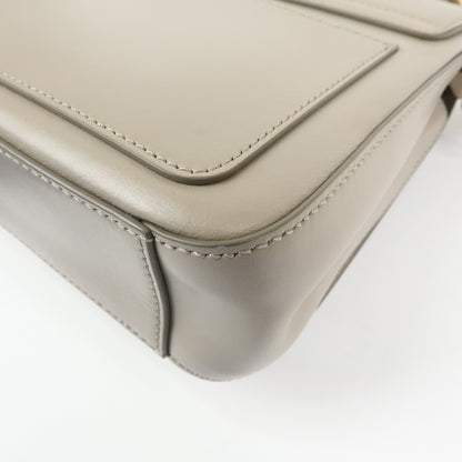 Chloe C Shoulder Bag Leather, Gray, Leather, Shoulder Bag