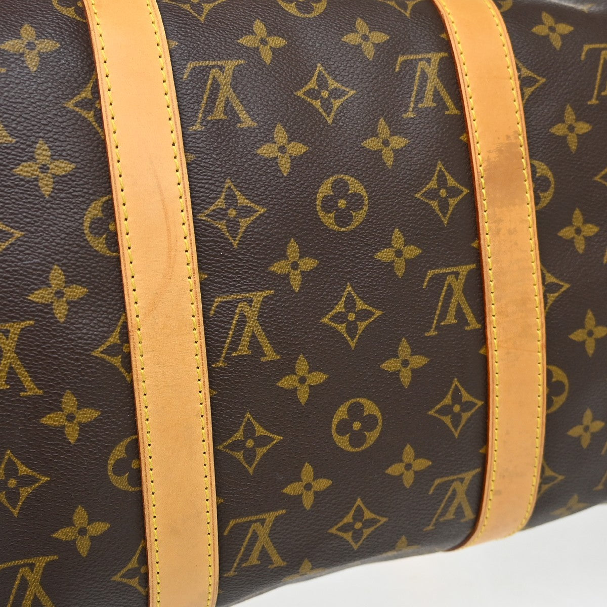 Louis Vuitton Keepall Bandouliere Monogram Canvas, Brown, Canvas, Travel Bag
