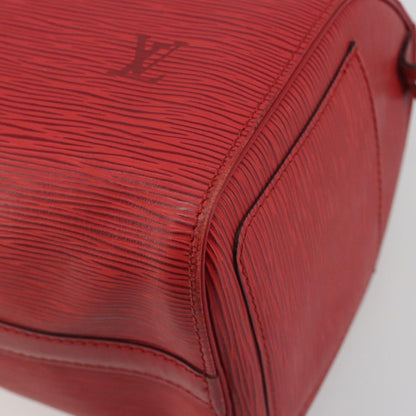 Louis Vuitton Speedy Epi Leather, Red, Leather, Handbag