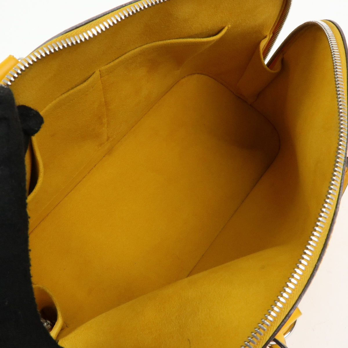 Louis Vuitton Alma Epi Leather, Yellow, Leather, Handbag