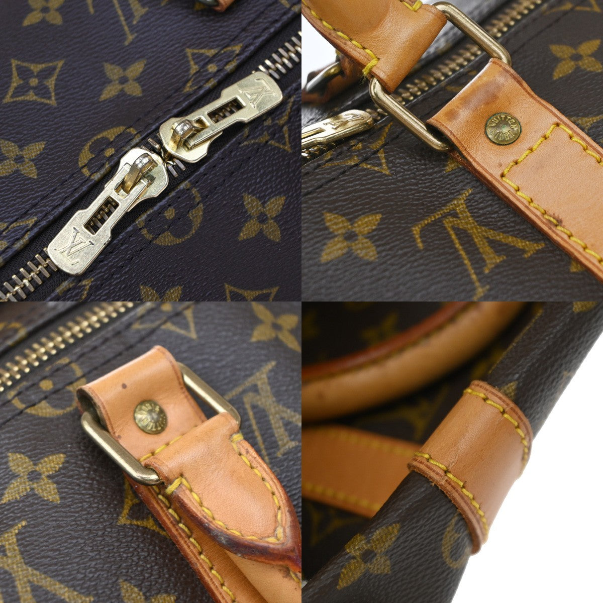 Louis Vuitton Keepall Monogram Canvas, Brown, Canvas, Travel Bag