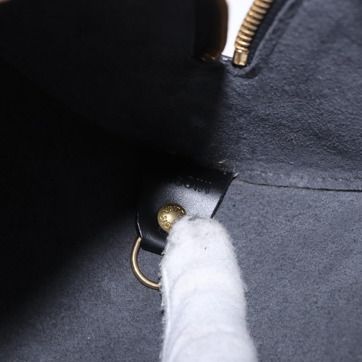 Louis Vuitton Soufflot Epi Leather, Black, Leather, Handbag