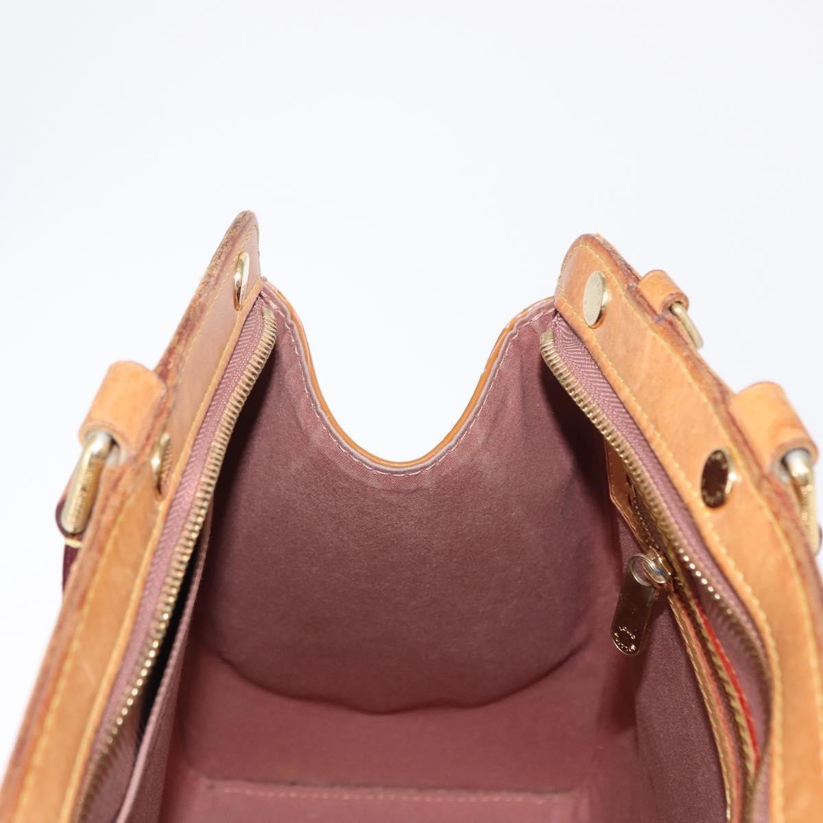 Louis Vuitton Brea Monogram Vernis, Brown, Patent Leather, Handbag
