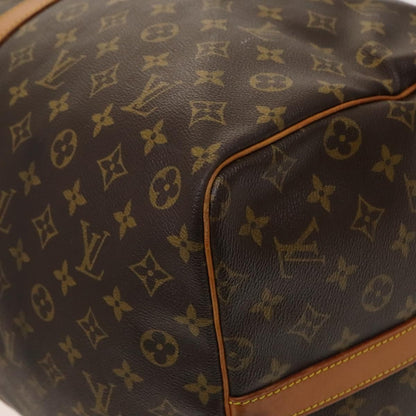 Louis Vuitton Keepall Bag Monogram Canvas, BROWN, CANVAS, Travel bag