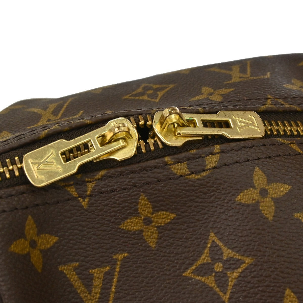 Louis Vuitton Keepall Monogram, Brown, Canvas, Travel Bag
