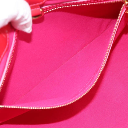 Louis Vuitton Wilshire Monogram Vernis, Pink, Patent Leather, Tote Bag