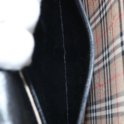 Burberry Vintage Leather, Black, Leather, Briefcase