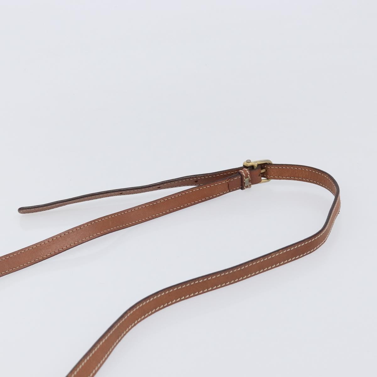 Celine Vintage Macadam Canvas and Leather, Brown, Canvas, Shoulder Bag