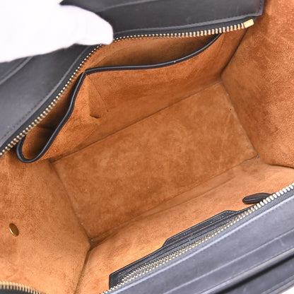 Celine Tricolor Luggage Leather, Multicolour, Leather, Tote Bag