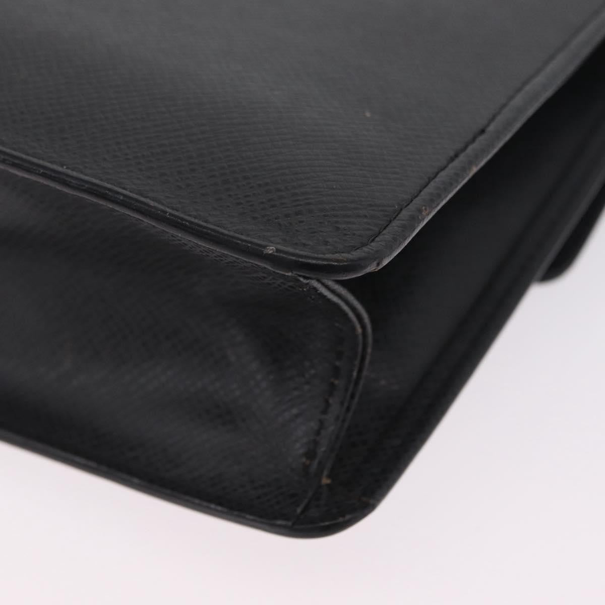 Louis Vuitton Selenga Pochette Taiga Leather, Gray, Leather, Clutch