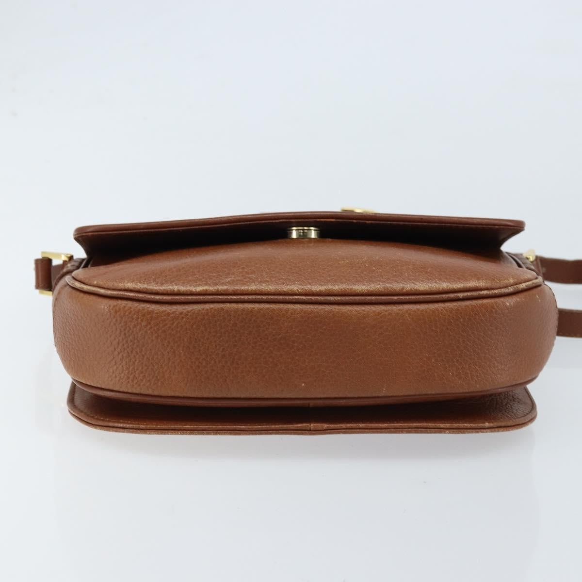 Burberry Flap Shoulder Leather, Brown, Leather, Shoulder Bag