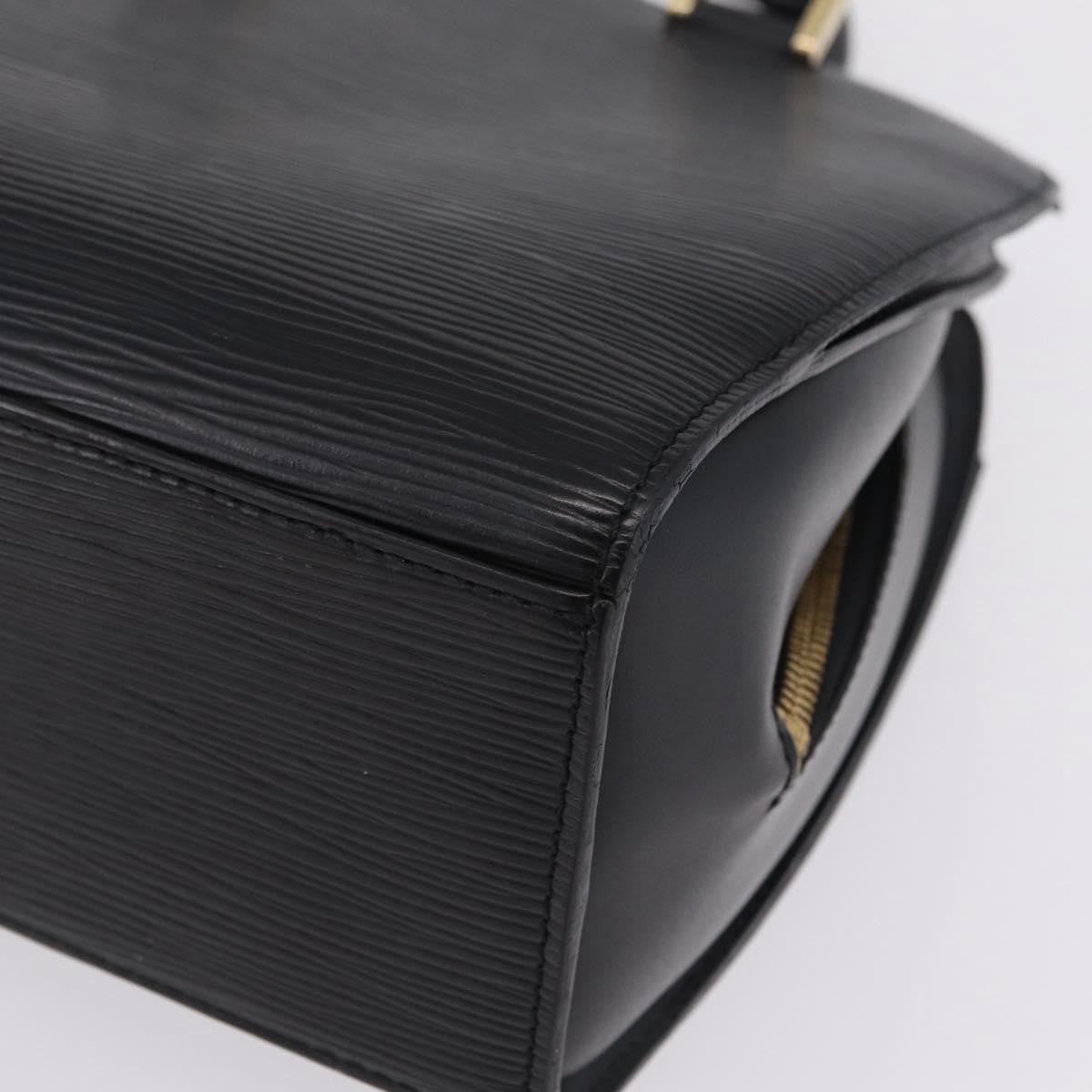 Louis Vuitton Pont Neuf Epi Leather, Black, Leather, Handbag