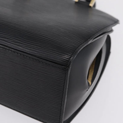 Louis Vuitton Pont Neuf Epi Leather, Black, Leather, Handbag