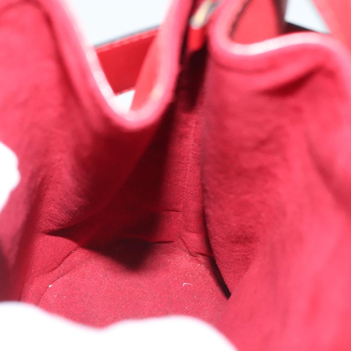Louis Vuitton Vintage Sac d'Epaule Handbag Epi, Red, Leather, Shoulder Bag