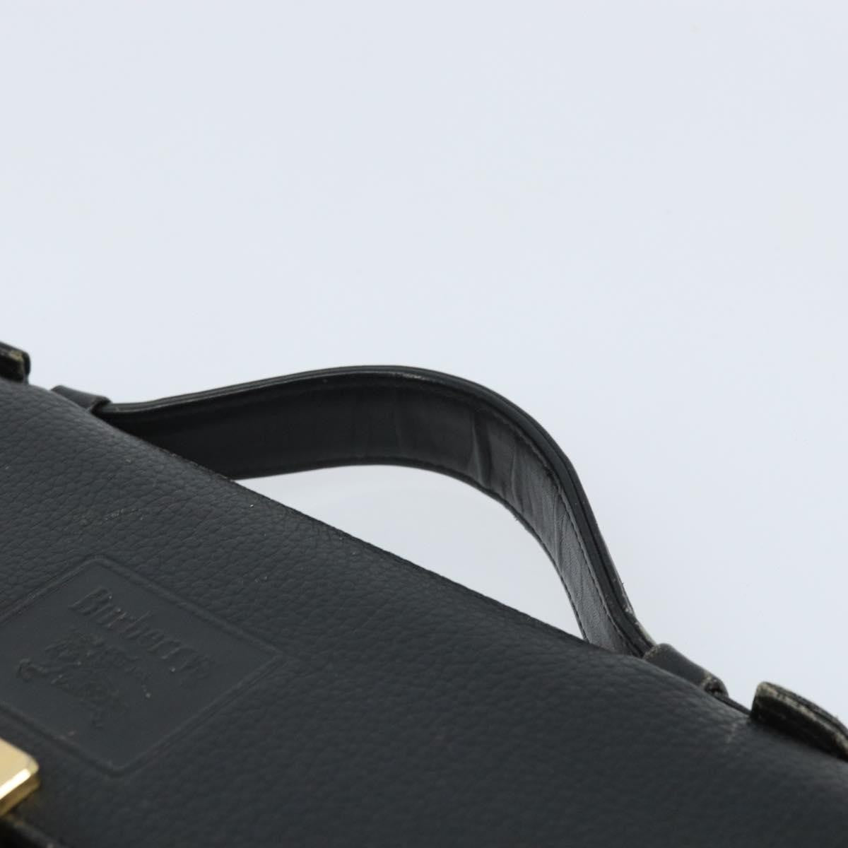Burberry Vintage Leather, Black, Leather, Briefcase