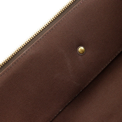 Louis Vuitton Greenwich Damier Ebene, Brown, Canvas, Handbag