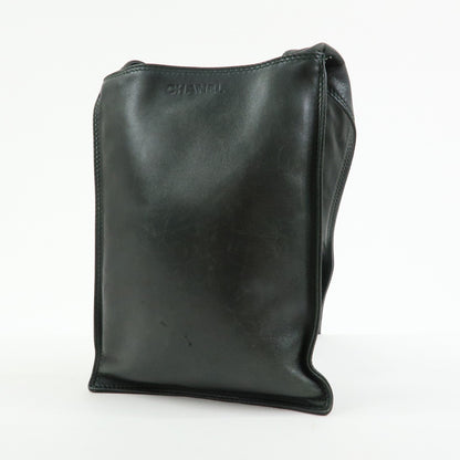 Chanel Flat CC Lambskin, Black, Leather, Backpack