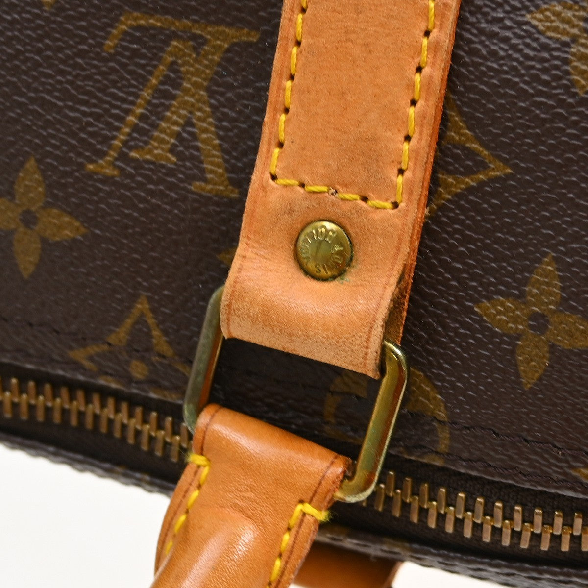 Louis Vuitton Keepall Monogram, Brown, Canvas, Travel Bag