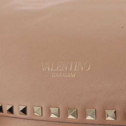 Valentino Garavani Rockstud Soft Leather, Beige, Leather, Tote Bag