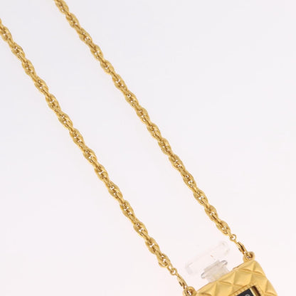 Chanel CC Perfume Bottle Pendant Chain Long Metal with Crystals and Faux Pearls, Gold, Metal, Necklace