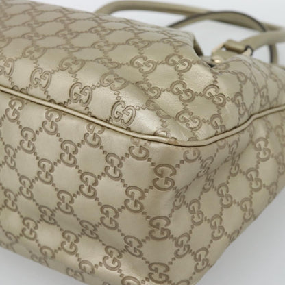 Gucci Sukey Top Handle Guccissima Leather, Gold, Leather, Tote Bag