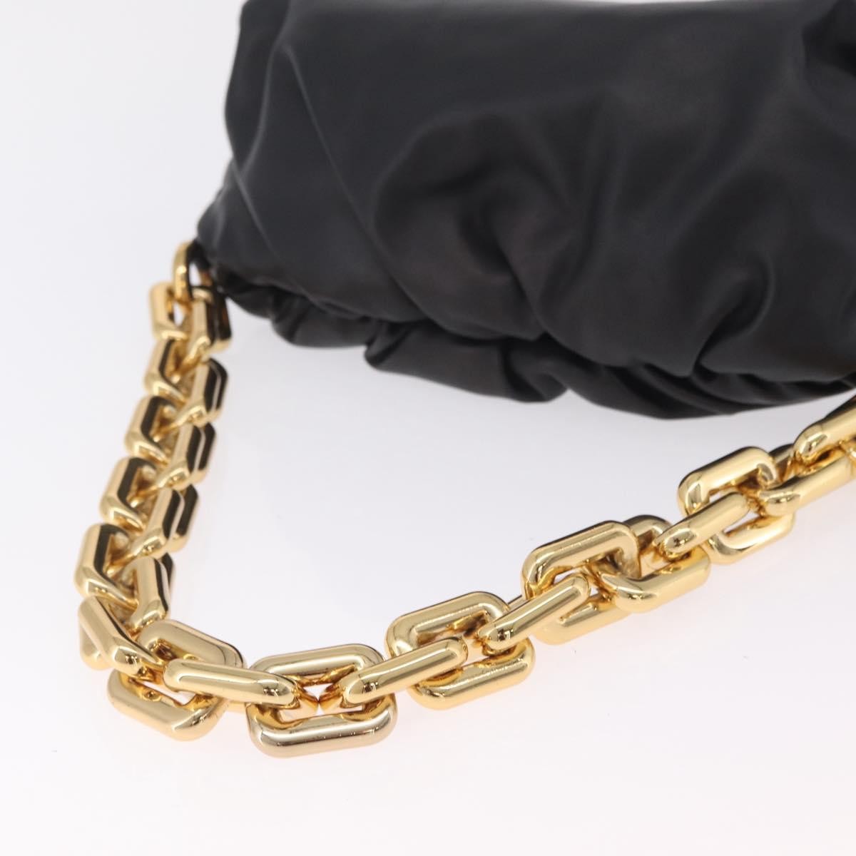 Bottega Veneta The Chain Pouch Leather, Black, Leather, Clutch