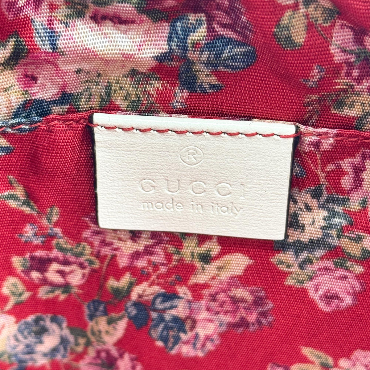 Gucci Trapuntata Camera Quilted Leather, White, Leather, Handbag