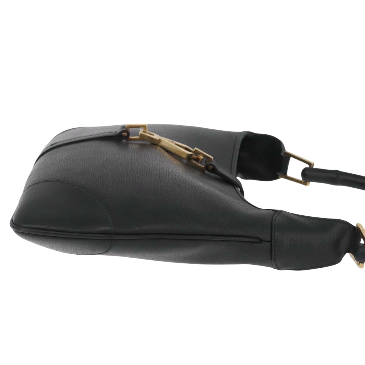 Gucci Bamboo Jackie leather, Black, Leather, Handbag