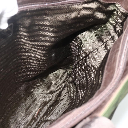 Prada Zip Tote Tessuto, Khaki, Nylon, Tote Bag