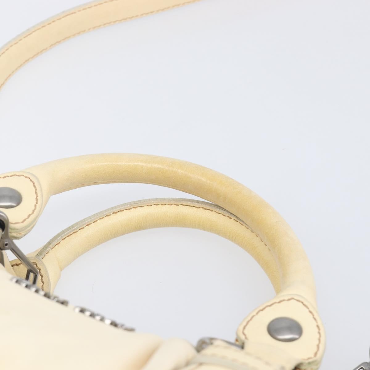 Miu Miu Vitello Lux Leather, Beige, Leather, Handbag
