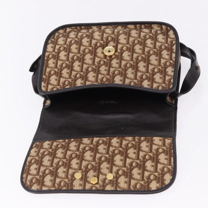 Christian Dior Trotter shoulder bag Sequins, Beige, Canvas, Shoulder Bag
