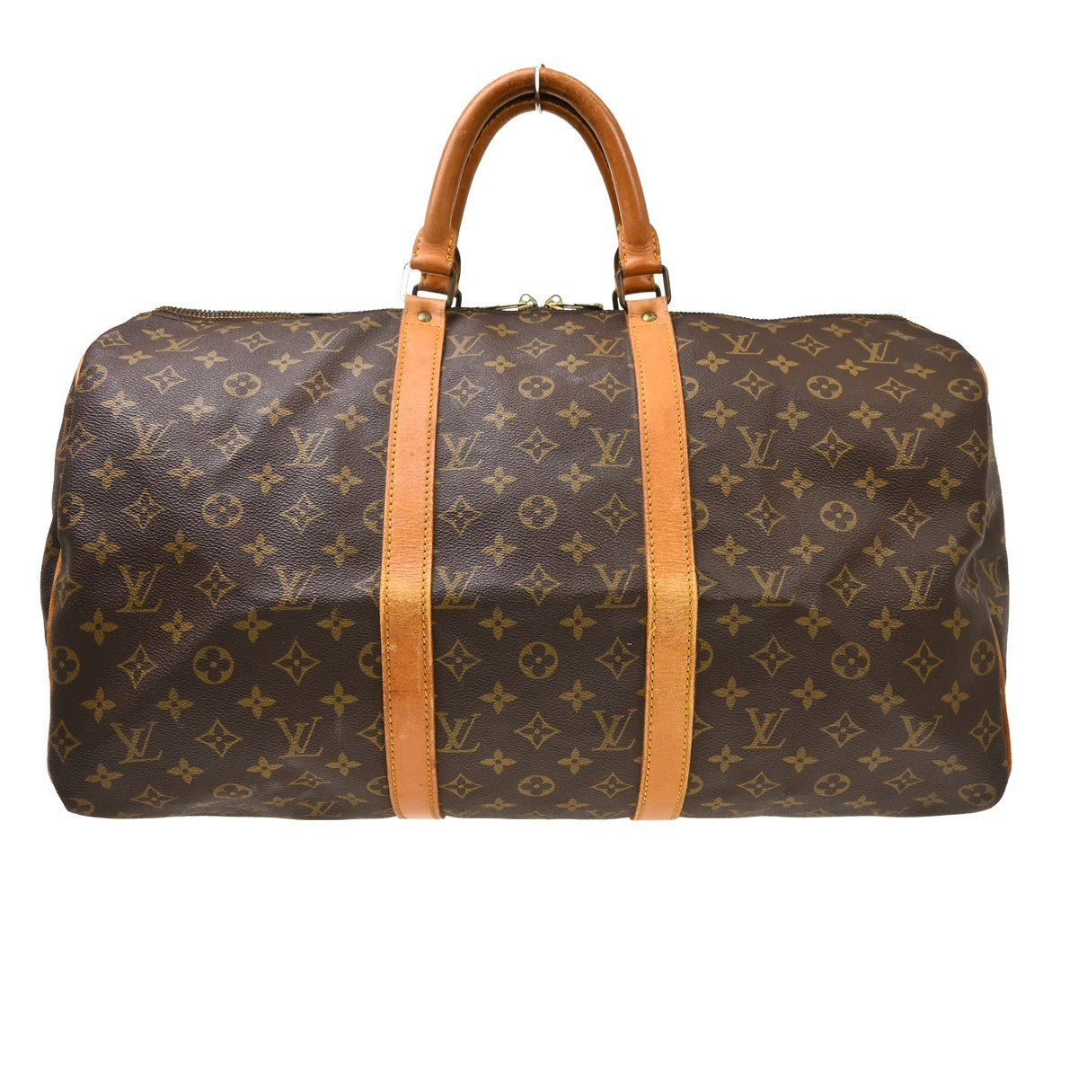 Louis Vuitton Keepall Canvas, Brown, Canvas, Travel Bag