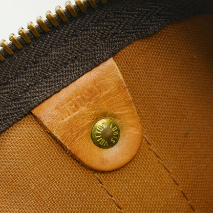 Louis Vuitton Keepall Monogram Canvas, Brown, Canvas, Travel Bag