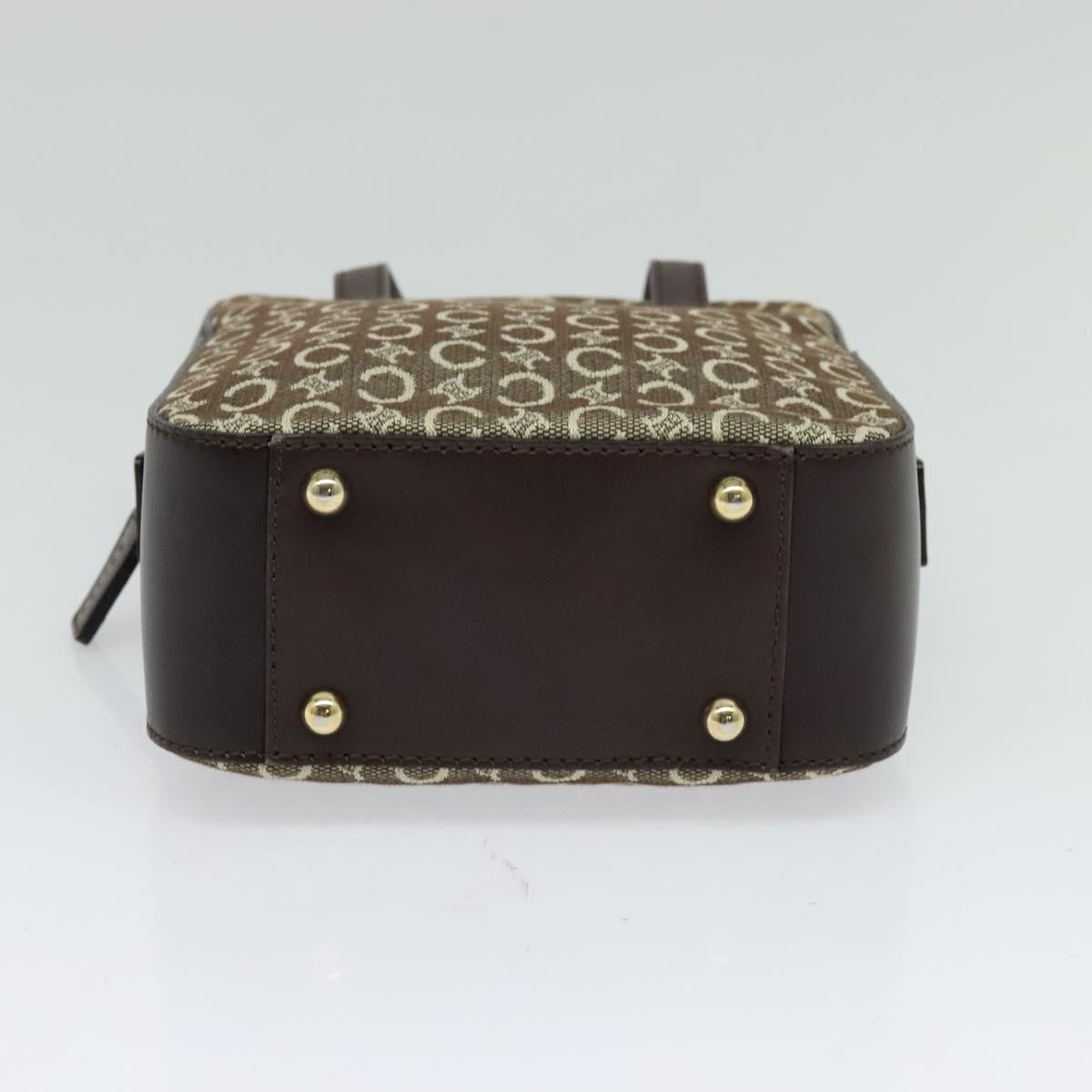 Celine C Macadam Canvas, Gray, Canvas, Handbag