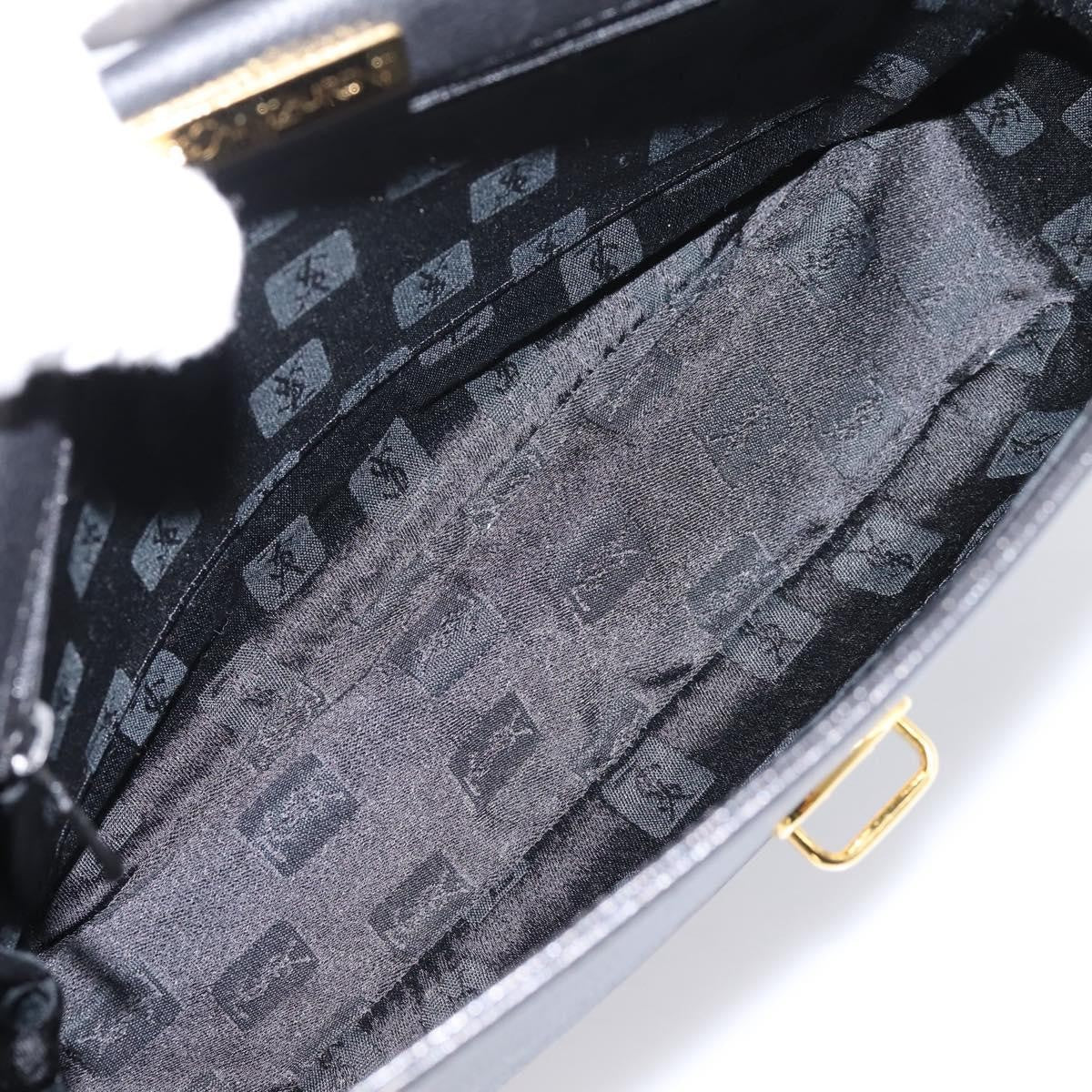 Saint Laurent Vintage Shoulder bag leather, Black, Leather, Shoulder Bag