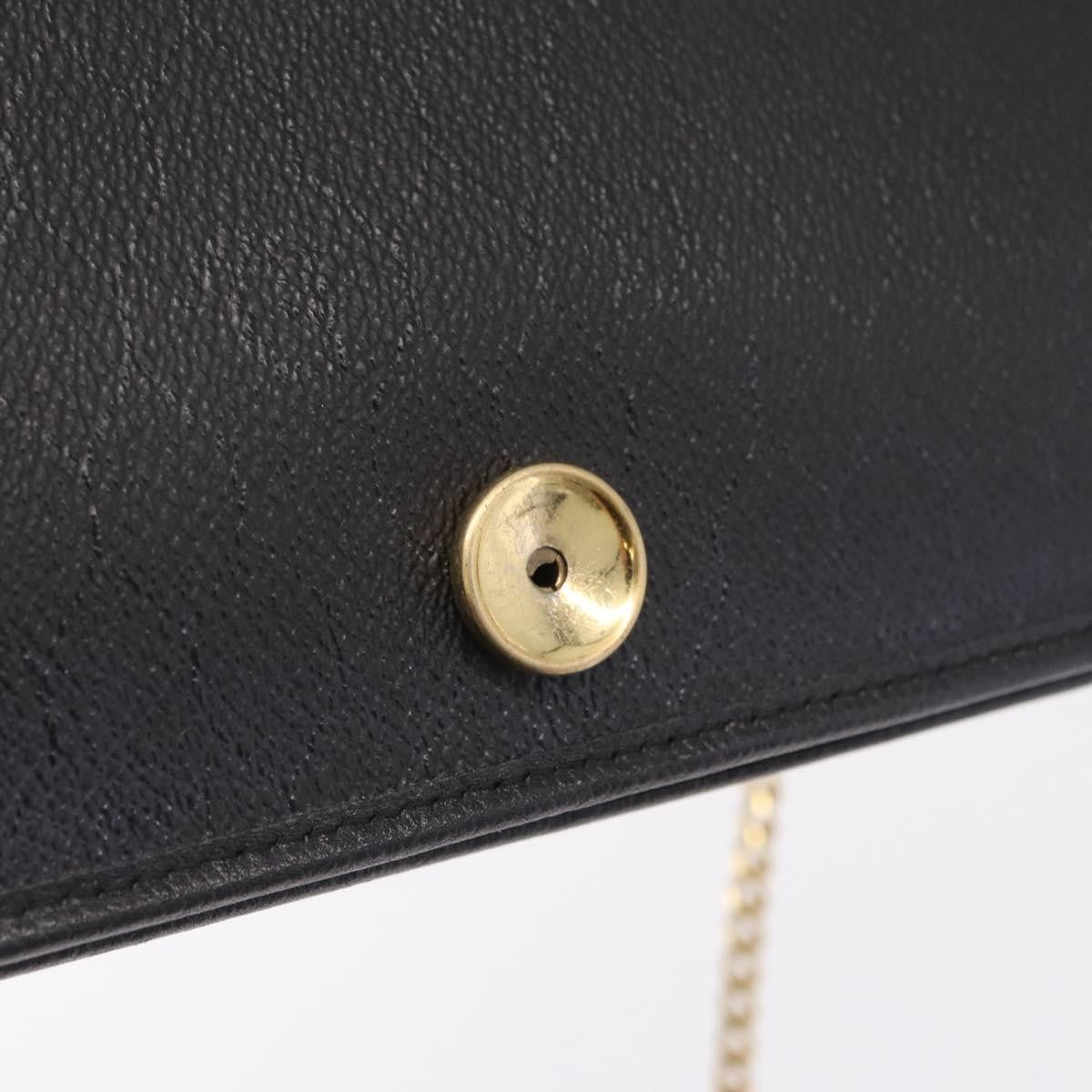 Christian Dior Vintage Honeycomb Canvas, Black, Leather, Shoulder Bag