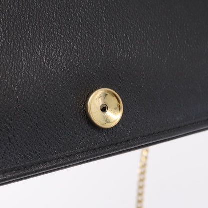 Christian Dior Vintage Honeycomb Canvas, Black, Leather, Shoulder Bag